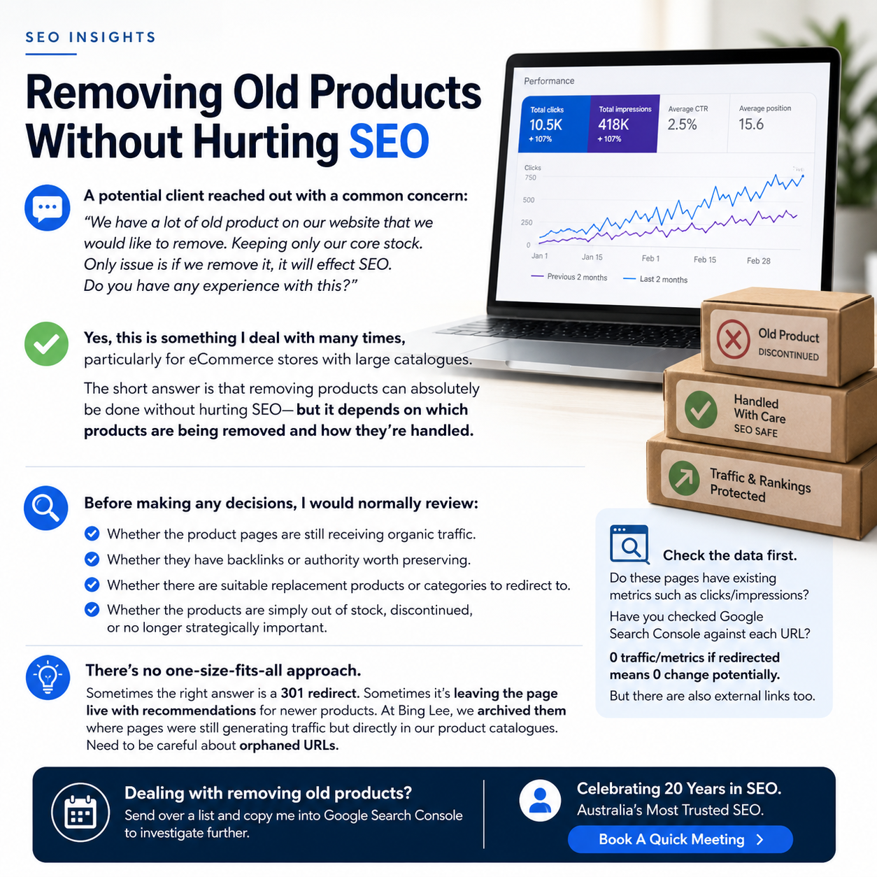 How to handle products for maximum SEO efficiency (eCommerce Focused)